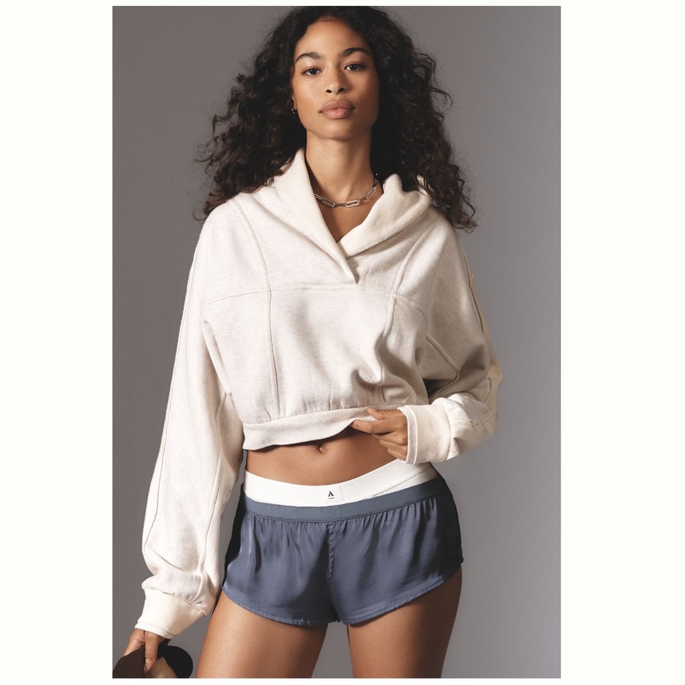 Daily Practice by Anthropologie V-Neck Shawl
Collar Sweatshirt